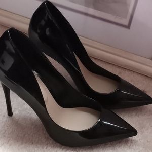 Aldo Black Patent Heels